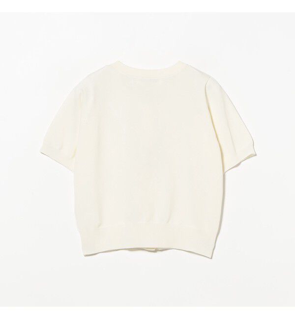 Ray BEAMS 「メタルボタン ハーフスリーブ カーディガン」|ニット・セーター|