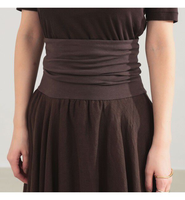 Demi-Luxe BEAMS 「AK+1 / リネン マキシスカート」|スカート|