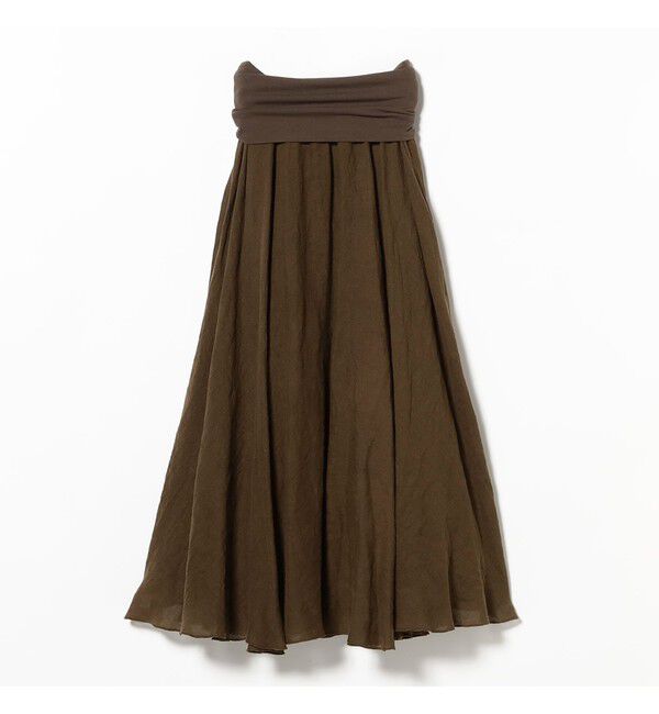 Demi-Luxe BEAMS 「AK+1 / リネン マキシスカート」|スカート|