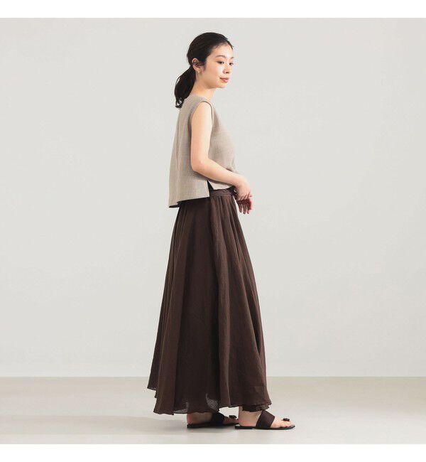 Demi-Luxe BEAMS 「AK+1 / リネン マキシスカート」|スカート|