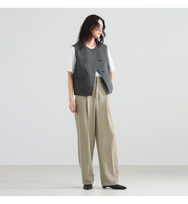 Demi-Luxe BEAMS 「オックス 比翼 ミニジレ」|ダウン|