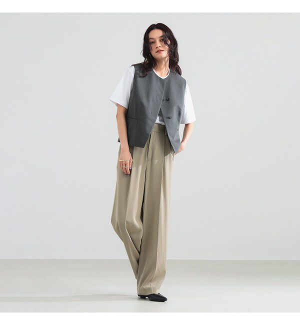 Demi-Luxe BEAMS 「オックス 比翼 ミニジレ」|ダウン|