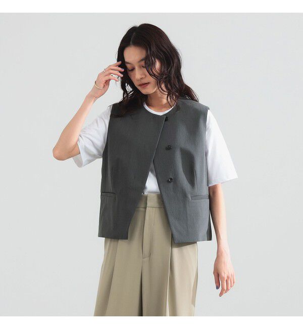 Demi-Luxe BEAMS 「オックス 比翼 ミニジレ」|ダウン|