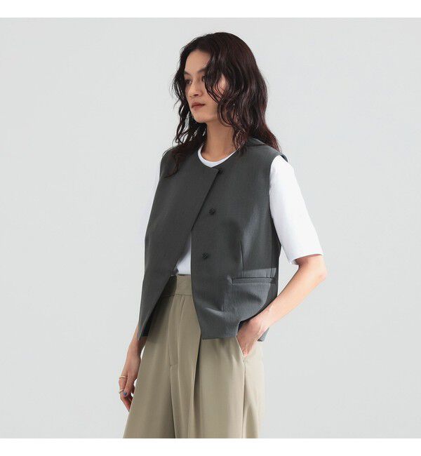 Demi-Luxe BEAMS 「オックス 比翼 ミニジレ」|ダウン|