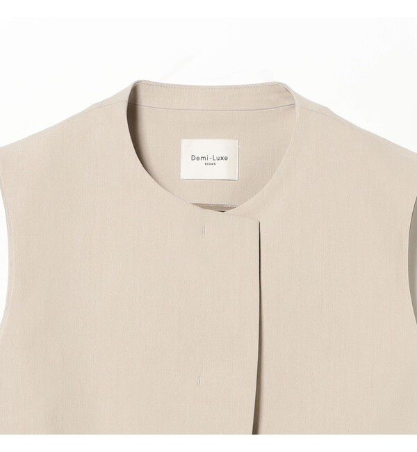 Demi-Luxe BEAMS 「オックス 比翼 ミニジレ」|ダウン|