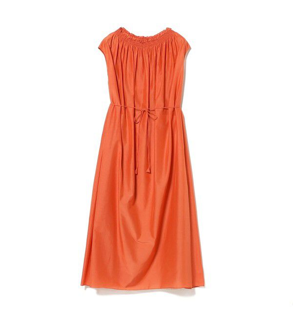 Demi-Luxe BEAMS 「	コットンシルク オフショルダー ワンピース」|ワンピース|