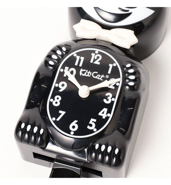 BEAMS「California Clock / Kit-Cat Klock ブラック」|クロック・置時計|