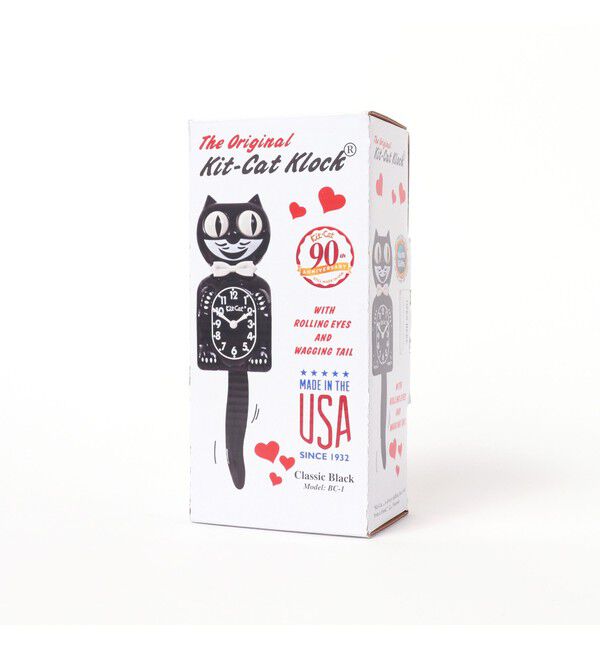 BEAMS「California Clock / Kit-Cat Klock ブラック」|クロック・置時計|