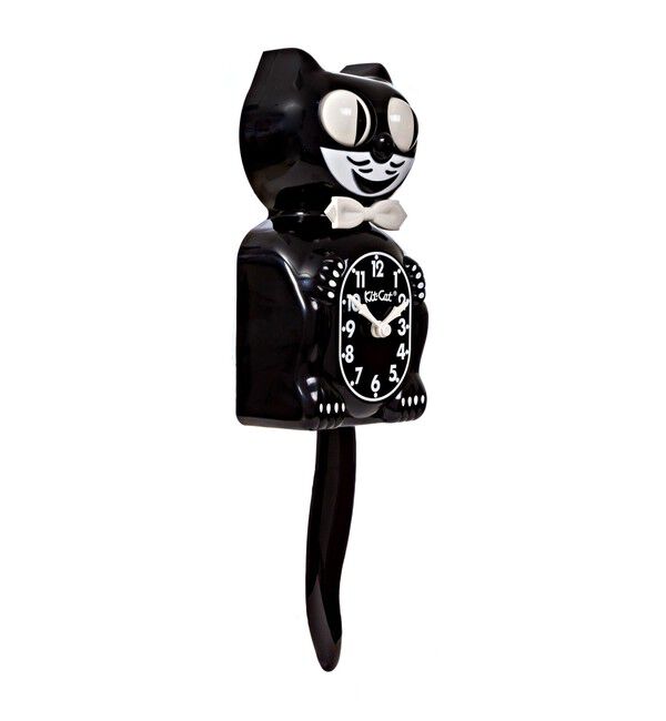 BEAMS「California Clock / Kit-Cat Klock ブラック」|クロック・置時計|