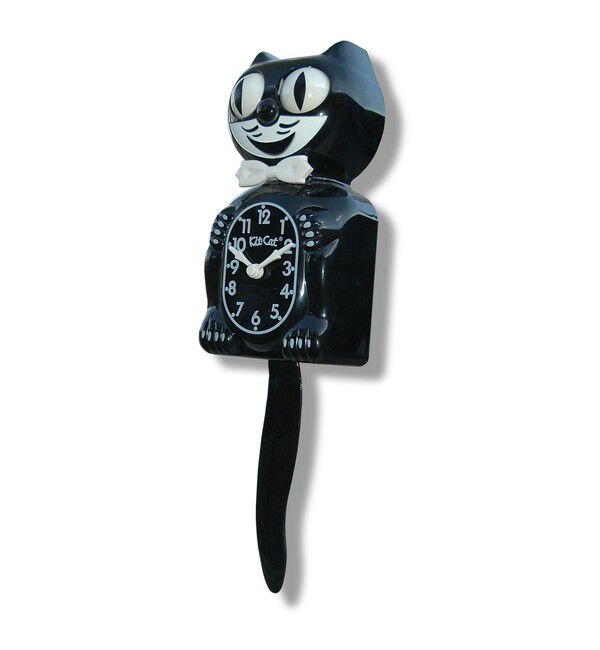 BEAMS「California Clock / Kit-Cat Klock ブラック」|クロック・置時計|