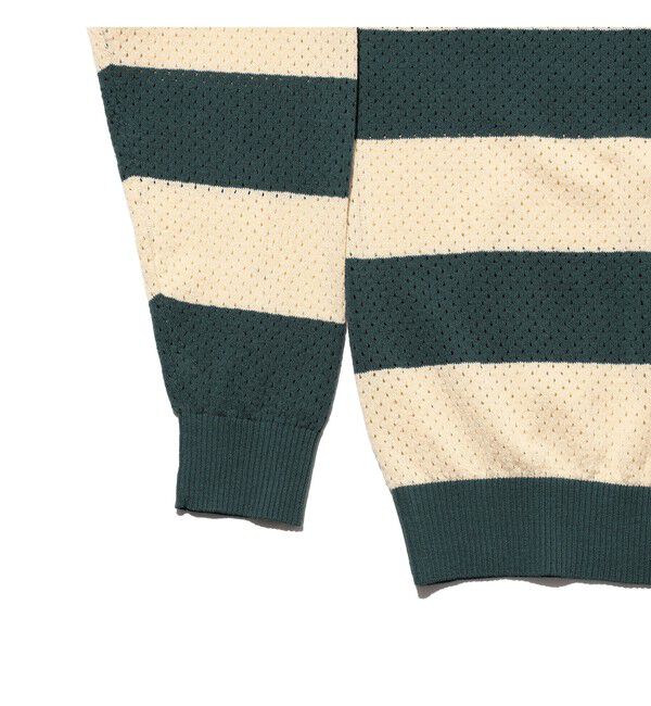 BEAMS PLUS「Crew Rugger Stripe」|ニット・セーター|