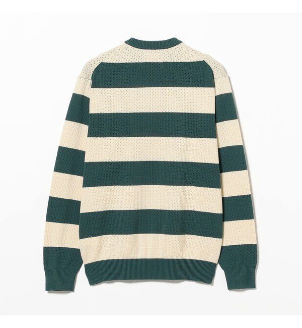 BEAMS PLUS「Crew Rugger Stripe」|ニット・セーター|