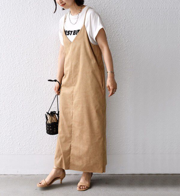 SHIPS for women「〈手洗い可能〉Iライン キャミ ワンピース」|ワンピース|