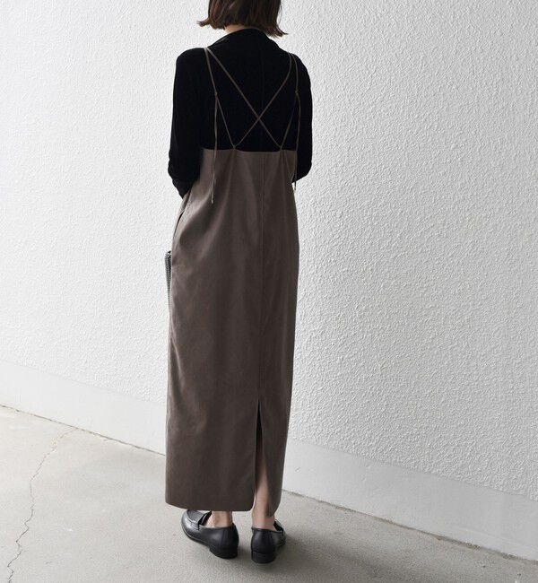 SHIPS for women「〈手洗い可能〉Iライン キャミ ワンピース」|ワンピース|