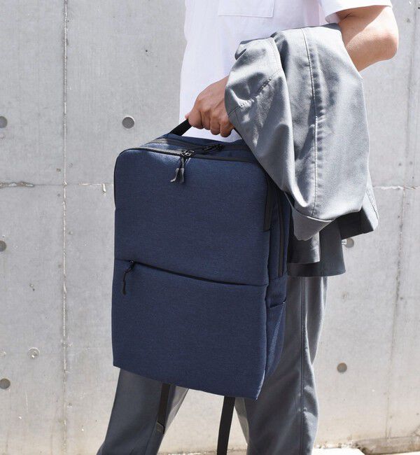 SHIPS any「SHIPS any: ビジネス スクエア バックパック 25SS◇」|リュック|ネイビー