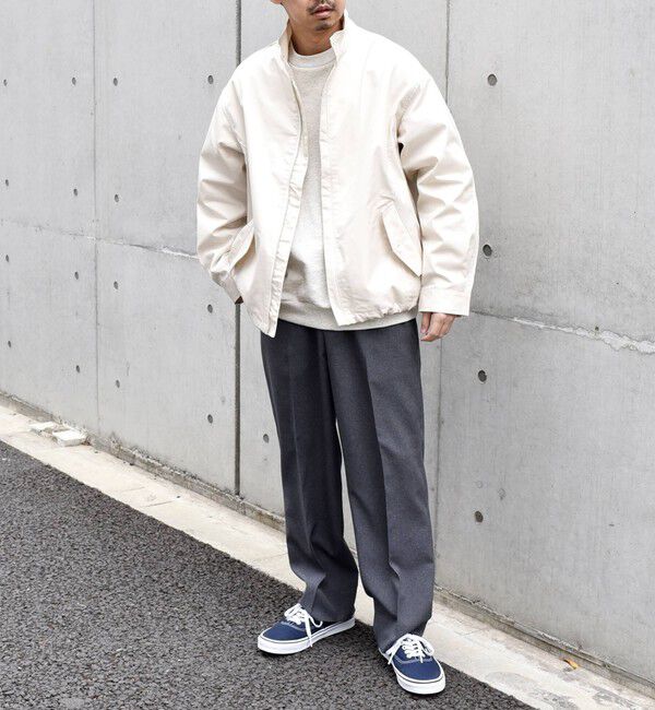 SHIPS any「SHIPS any: オーバーサイズ コットン ギャバジン トラック ブルゾン◇」|ブルゾン・スタジャン|