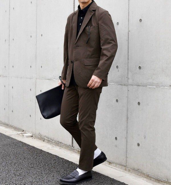 SHIPS any「SHIPS any: 〈撥水・軽量・ストレッチ〉SOLOTEX(R) シアサッカー  セットアップ スーツ◇」|スーツ|