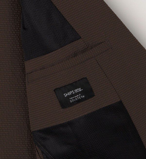 SHIPS any「SHIPS any: 〈撥水・軽量・ストレッチ〉SOLOTEX(R) シアサッカー  セットアップ スーツ◇」|スーツ|