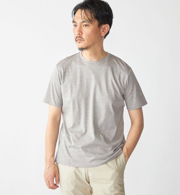 SHIPS「SHIPS: ALBINI クルーネック 無地 Tシャツ」|Tシャツ・カットソー|