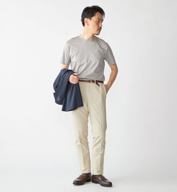 SHIPS「SHIPS: ALBINI クルーネック 無地 Tシャツ」|Tシャツ・カットソー|