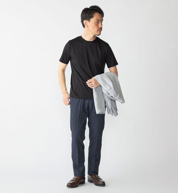 SHIPS「SHIPS: ALBINI クルーネック 無地 Tシャツ」|Tシャツ・カットソー|