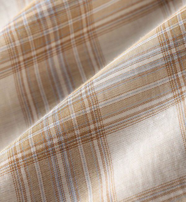 SHIPS for women「〈手洗い可能〉シアー チェック ロング スリーブ シャツ」|シャツ・ブラウス|