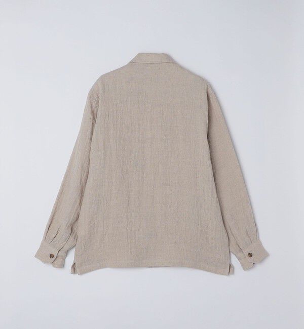 SHIPS「SHIPS: リネン ウール オーバーシャツ」|シャツ・ブラウス|