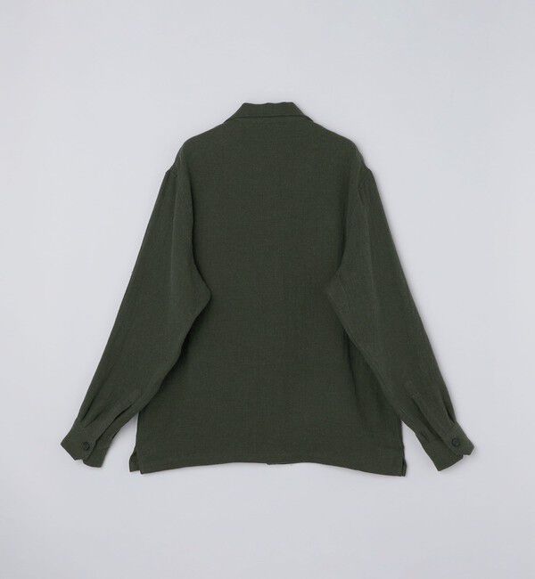 SHIPS「SHIPS: リネン ウール オーバーシャツ」|シャツ・ブラウス|