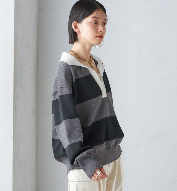 SHIPS for women「【SHIPS別注】WRAPINKNOT:ラガー ニット」|ニット・セーター|