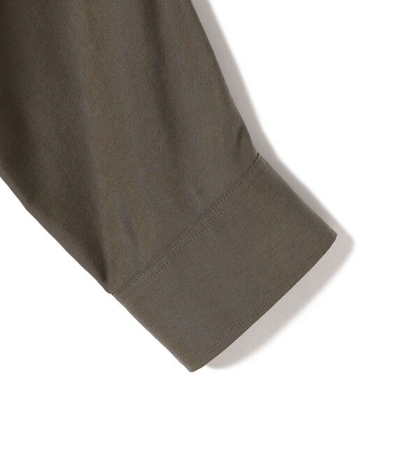 SHIPS for women「〈手洗い可能〉バンドカラー ショート 羽織り シャツ」|シャツ・ブラウス|