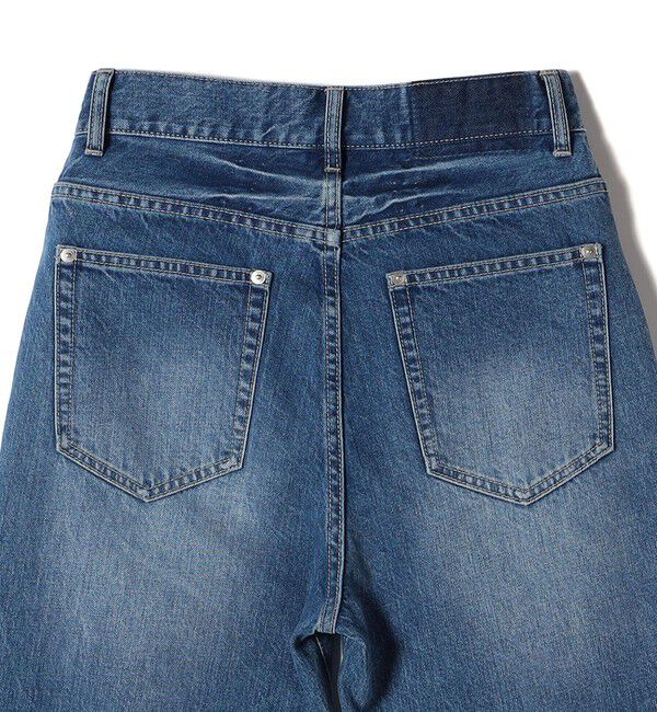 SHIPS for women「〈洗濯機可能〉サイド スリット ストレート デニム」|デニム|