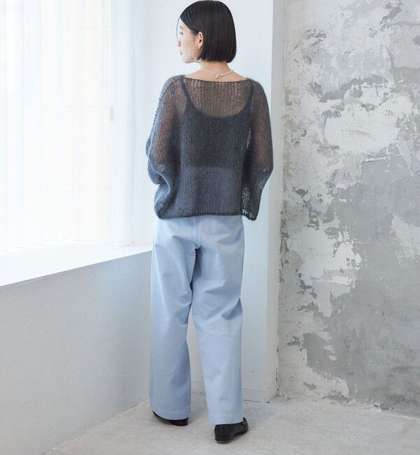 SHIPS for women「【SHIPS別注】Odub:〈洗濯機可能〉ワイド チノ パンツ」|チノ|