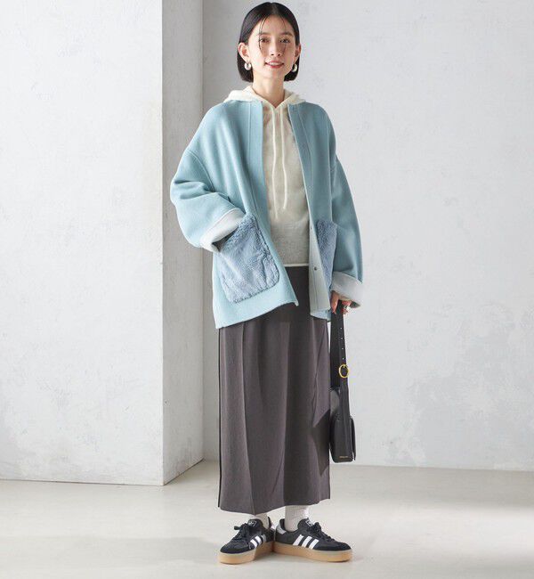 SHIPS for women「〈手洗い可能〉ジョーゼット ピンタック タイト スカート」|スカート|