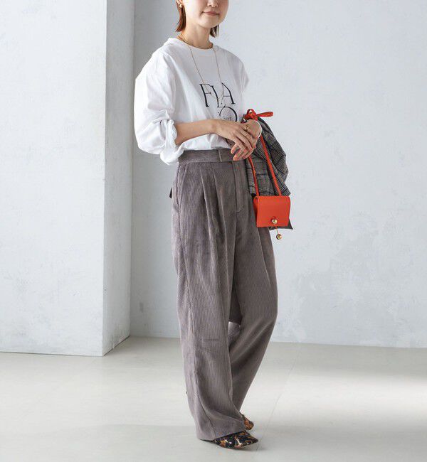 SHIPS for women「〈洗濯機可能〉コーデュロイ 2タック パンツ」|その他|