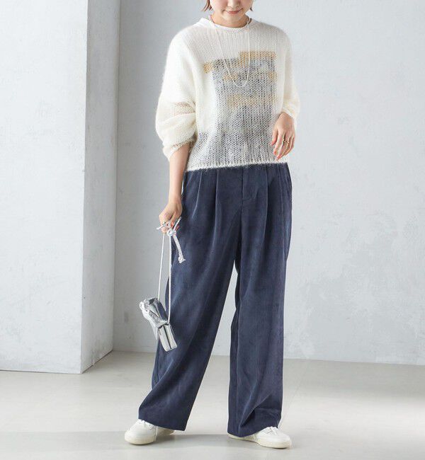 SHIPS for women「〈洗濯機可能〉コーデュロイ 2タック パンツ」|その他|