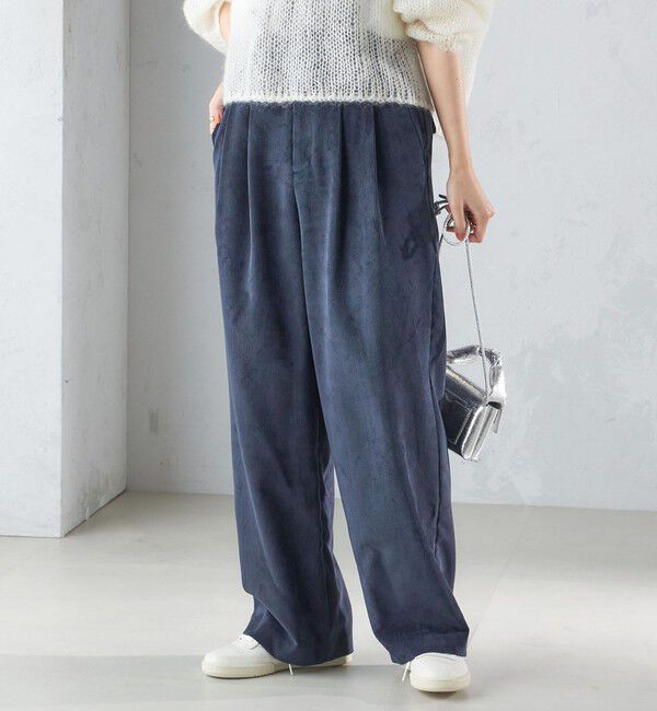 SHIPS for women「〈洗濯機可能〉コーデュロイ 2タック パンツ」|その他|