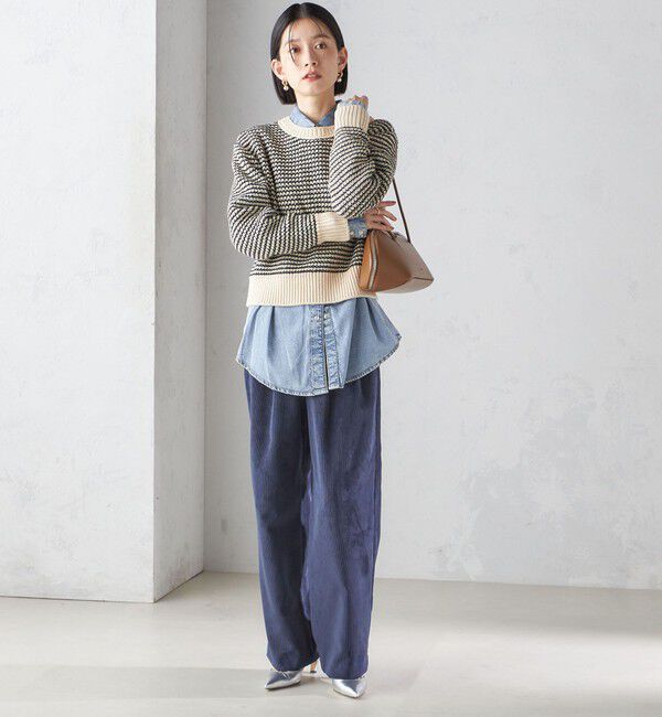 SHIPS for women「〈洗濯機可能〉コーデュロイ 2タック パンツ」|その他|