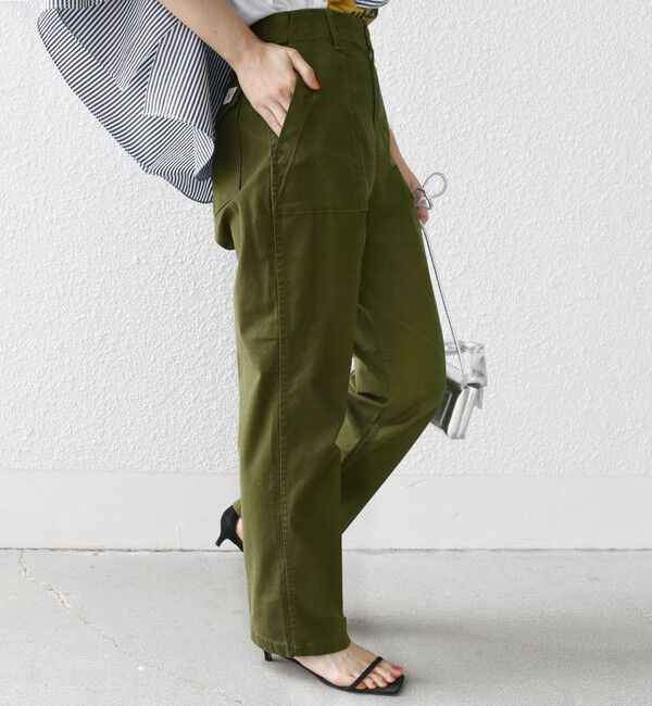 SHIPS for women「〈洗濯機可能〉ミリタリー ベイカー パンツ」|その他|