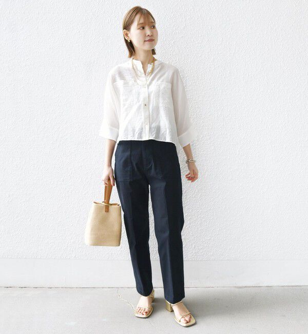 SHIPS for women「〈洗濯機可能〉ミリタリー ベイカー パンツ」|その他|