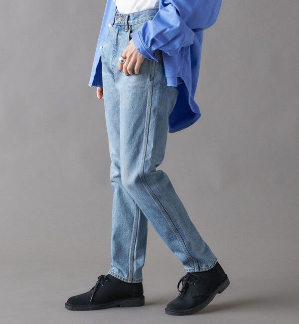 SHIPS for women「SHIPS NINE CASE:ナロー デニム（ブルー）」|デニム|