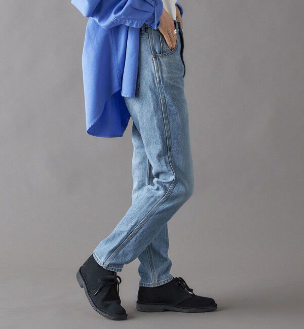 SHIPS for women「SHIPS NINE CASE:ナロー デニム（ブルー）」|デニム|