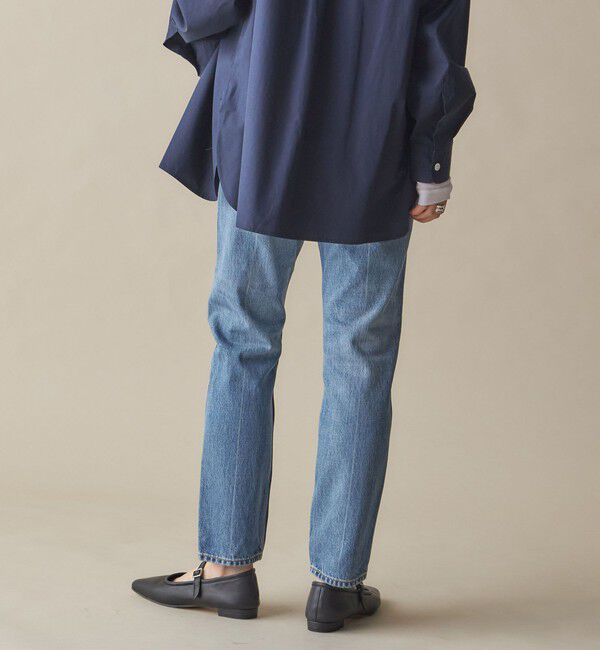 SHIPS for women「SHIPS NINE CASE:ナロー デニム（ブルー）」|デニム|