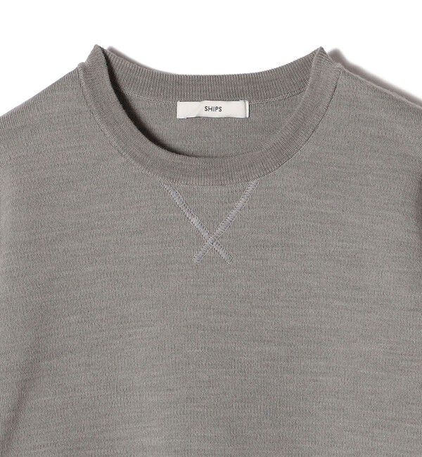 SHIPS for women「〈手洗い可能〉スムース ニット ガゼット プルオーバー」|ニット・セーター|