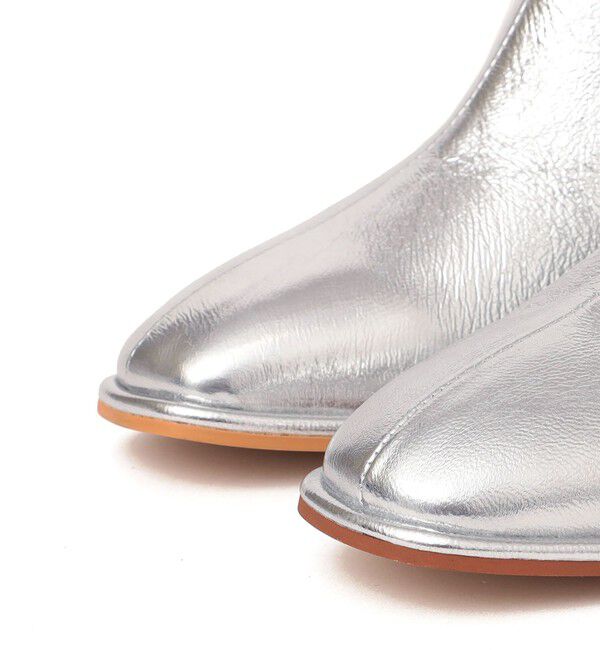 SHIPS for women「ラム レザー ストレッチ ショート ブーツ」|ショートブーツ|