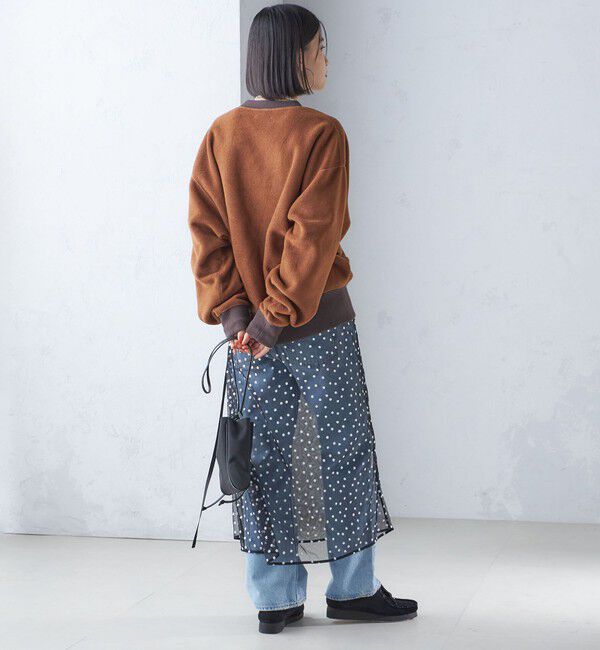 SHIPS for women「onit:〈洗濯機可能〉フリース ショート トップス」|Tシャツ・カットソー|