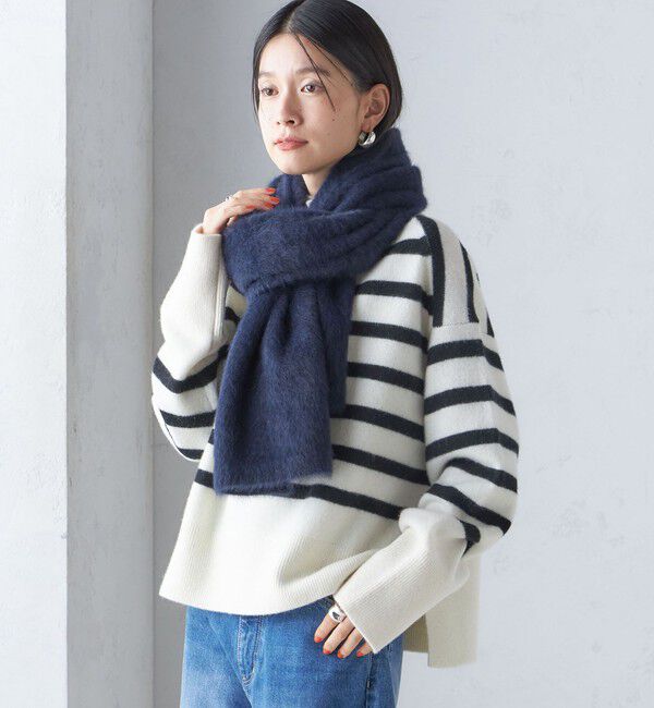 SHIPS for women「〈手洗い可能〉フォックス ニット ストール」|ストール|