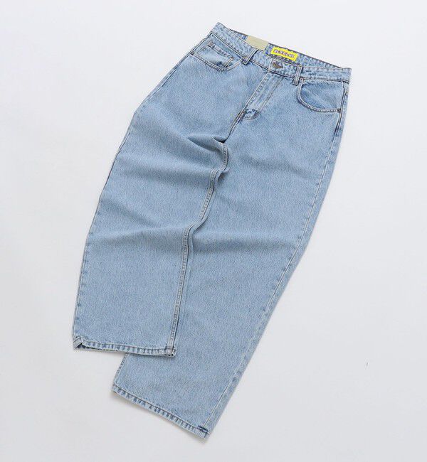 SHIPS「NEO BLUE: PASTEL BLUE SKATE BAGGY JEANS」|チノ|