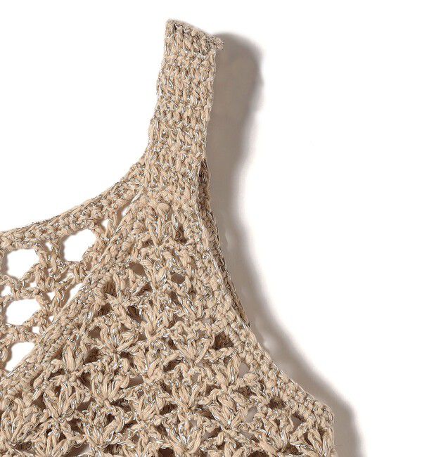 SHIPS for women「LOGAN KNITTING MILLS:〈手洗い可能〉モール ビスチェ」|ニット・セーター|