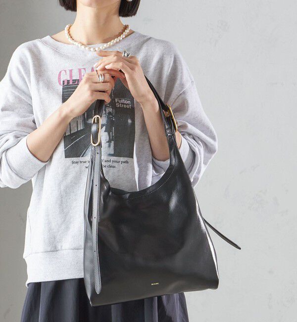 SHIPS for women「BEAURE:パーティション レザー バッグ 小」|トートバッグ|