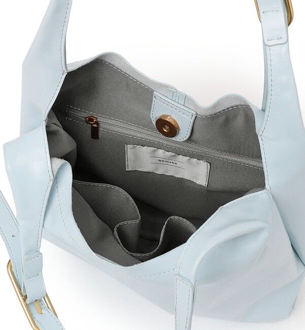 SHIPS for women「BEAURE:パーティション レザー バッグ 小」|トートバッグ|